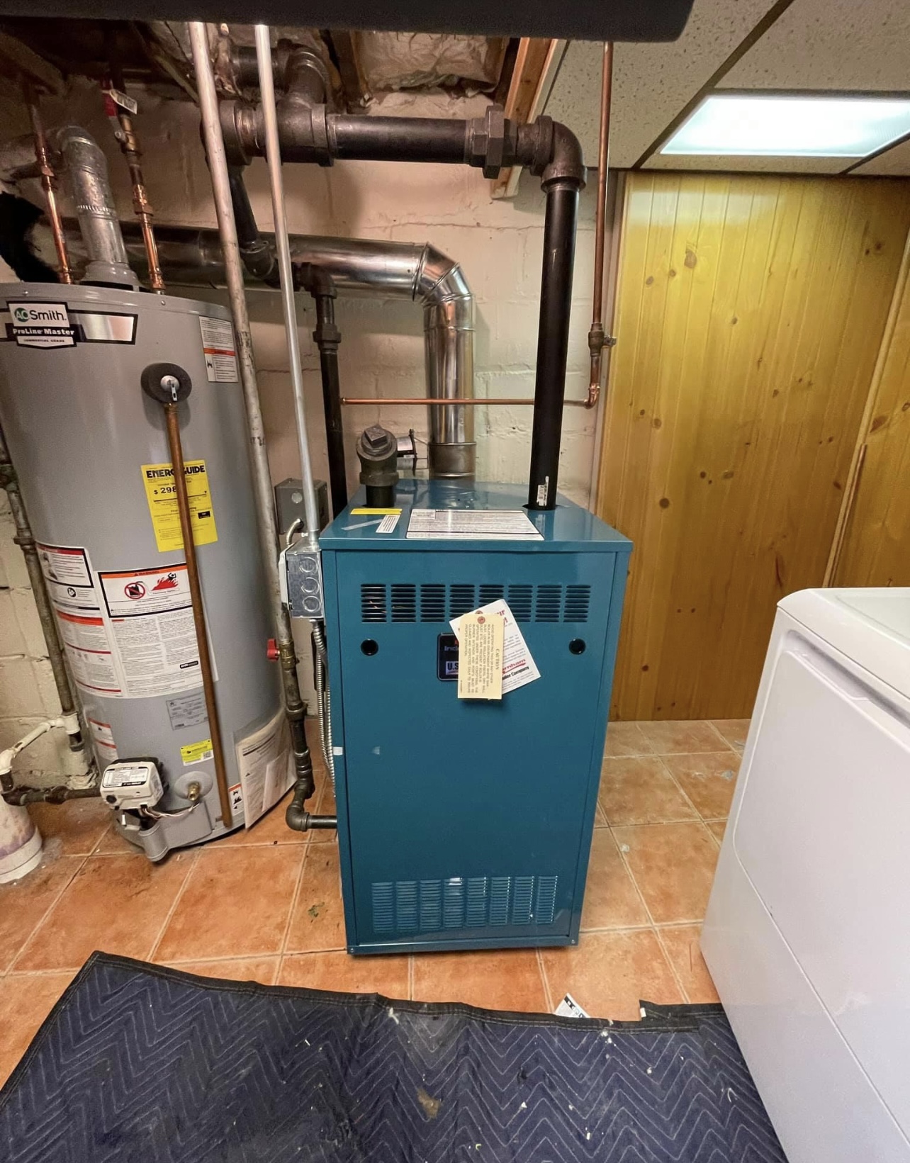 NEW STEAM GAS FIRED BOILER INSTALLED IN GLENDALE, QUEENS